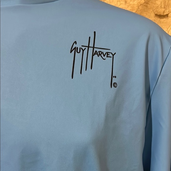 Guy Harvey Men's Blue Long Sleeve Shirt. 2X. Nearly New - Picture 2 of 10
